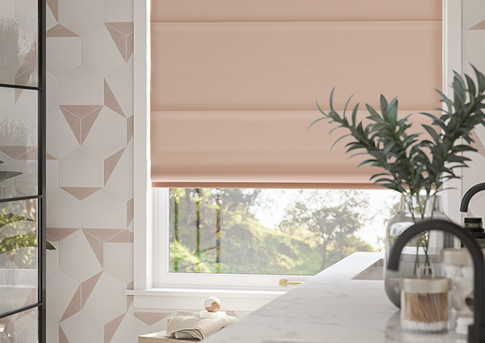Ascot, Rose Gold - Twist&Fit Roman Blind - Image 5